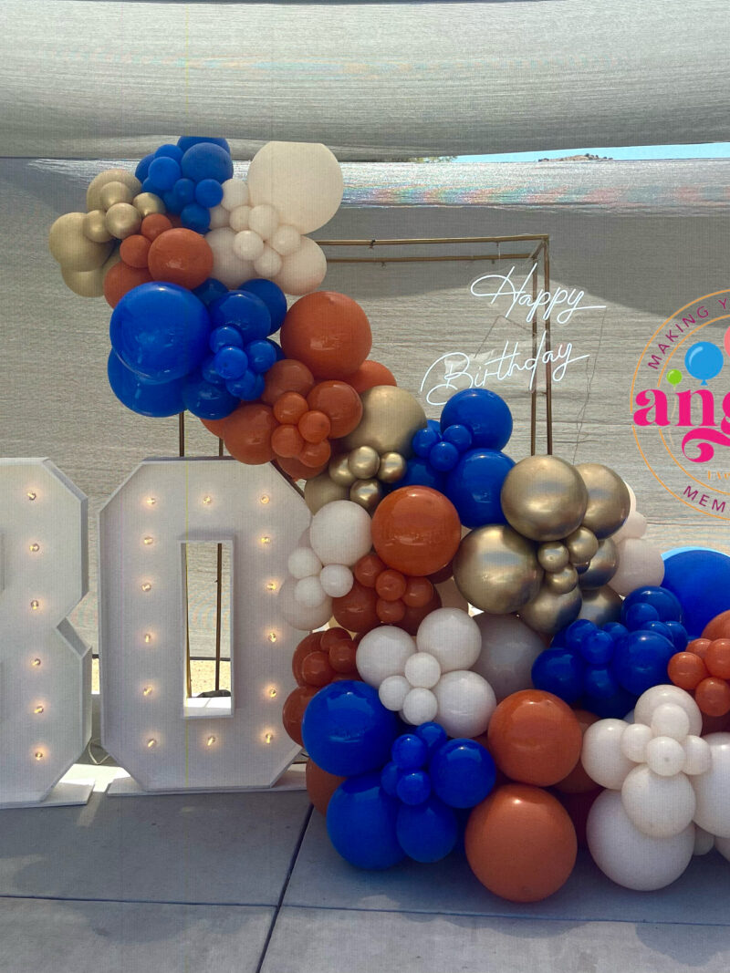 balloon services in palm springs CA Marquee numbers rental palm springs Ca Balloon bouquets delivery The best balloon services near me Balloon company services balloon arches delivery