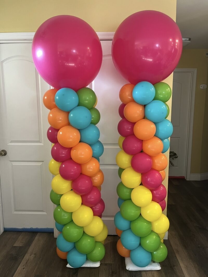 Balloon Columns delivery in Los Angeles Ca-Malibu Ca Balloons-West Hollywood Ca Column Balloons, Balloon Arch in LOS ANGELES CA