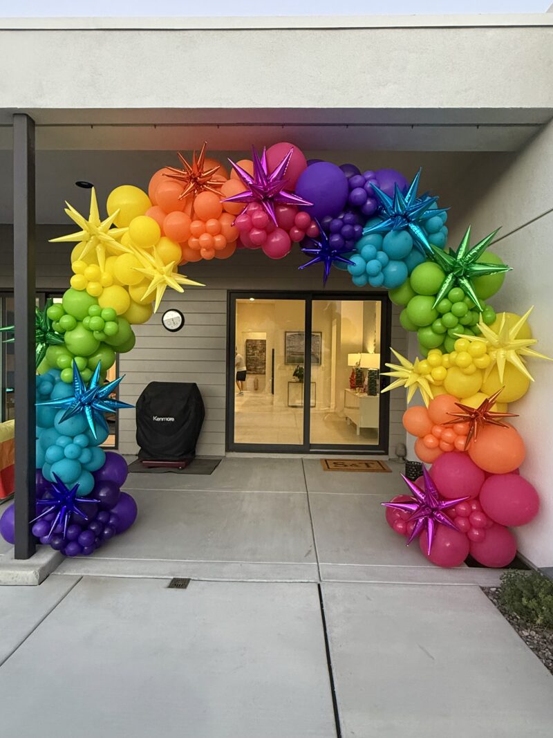 PRIDE BALLOON ARCH in Palm Springs CA, Balloons services in Palm Springs CA. Los Angeles Ca Balloons arches delivery